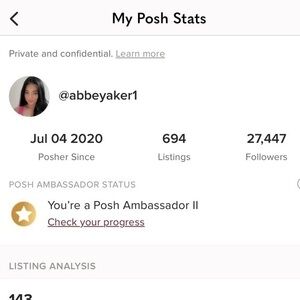 Officially a poshmark ambassador